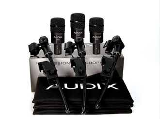 Audix D2 trio - promo pack set mikrofonů