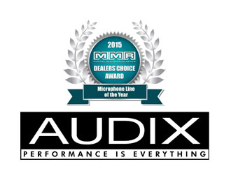 Audix vítězem Microphone line of the year 2015