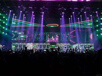 JB-Lighting A12 na Scorpions 50th Anniversary world tour v Kievě