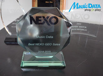 Nexo ocenilo Musicdata jako „best Nexo Geo sales“