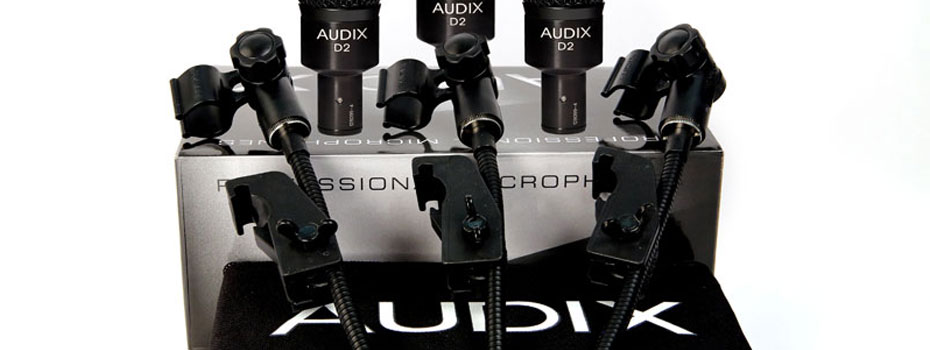 Audix D2 trio - promo pack set mikrofonů