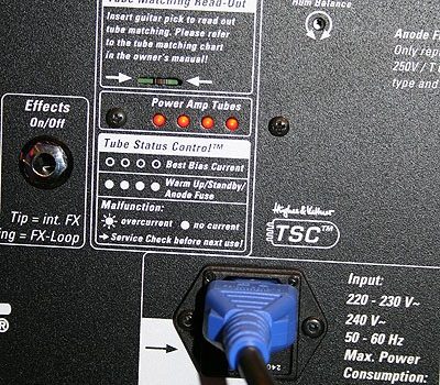 Co se Vám s TSC ( Tube safety Control ) Hughes & Kettner nestane