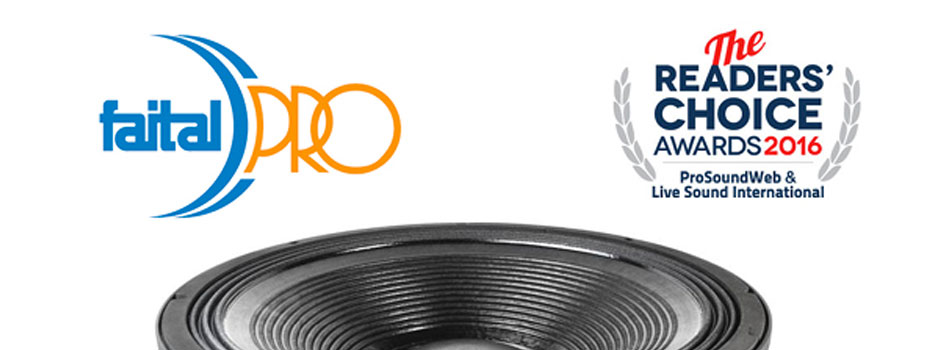 Faital Pro oceněn Readers Choice Award 2016
