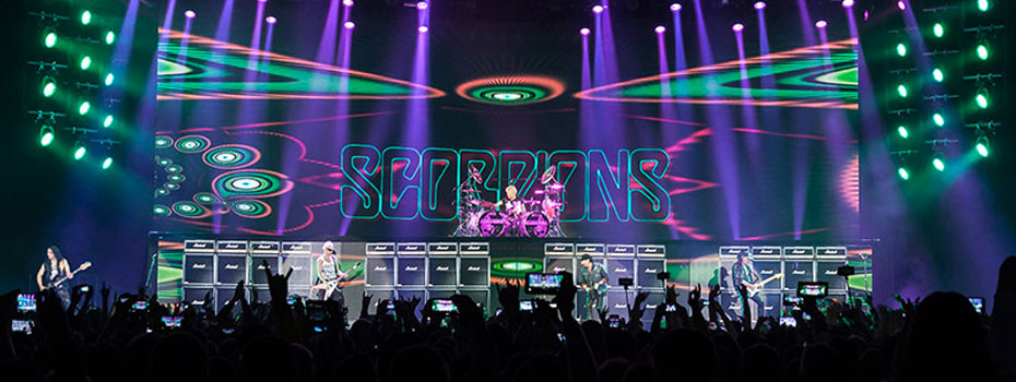 JB-Lighting A12 na Scorpions 50th Anniversary world tour v Kievě