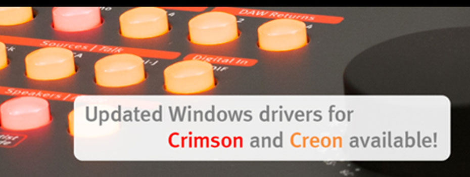 Nové drivery pro SPL Creon a SPL Crimson