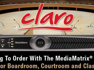 Nový konferenční systém MediaMatrix Claro