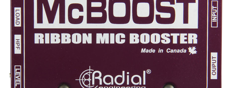 Radial McBoost mic signal booster