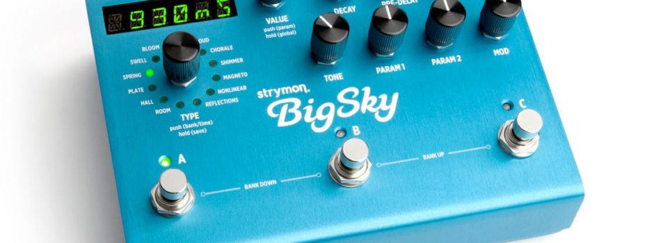 Strymon Big Sky titul Gear of the Year 2013