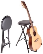 VINTAGE -  kytarová stolička s držákem kytary