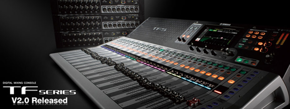 Yamaha oznamuje vydání nové verze 2.0 aktualizace firmware pro digitální mixpulty TF série
