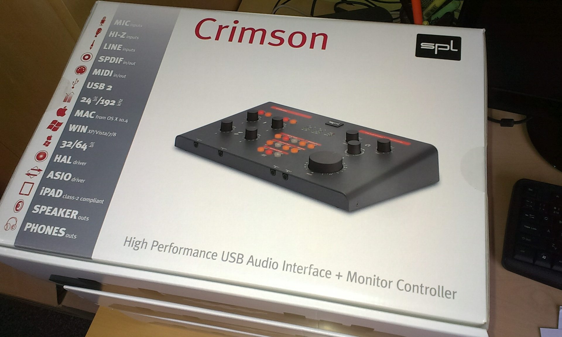 SPL Crimson - špičková zvuková karta již skladem SPL Crimson - špičková zvuková karta již skladem