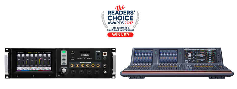 Ocenění pro Yamaha TF-Rack a Rivage PM10