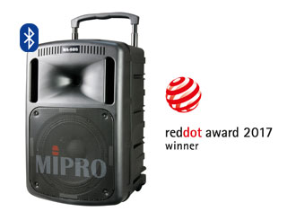 Mobilní ozvučovací systém MIPRO MA-808 vítězem reddot award 2017