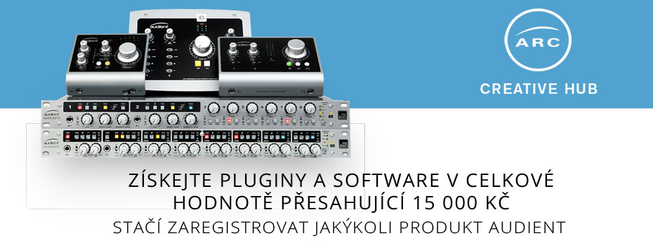 Audient zavádí nový bundle produktů zdarma ke každému registrovanému zařízení