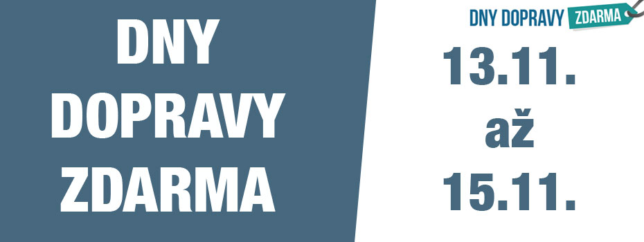 Využijte dny dopravy zdarma na maximum