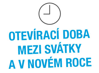 Mezi svátky máme otevřeno