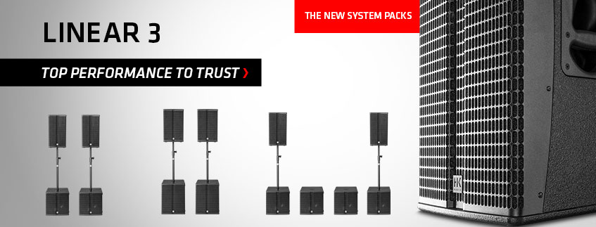 HK Audio Linear 3 Pack - nové sestavy aktivních PA systémů