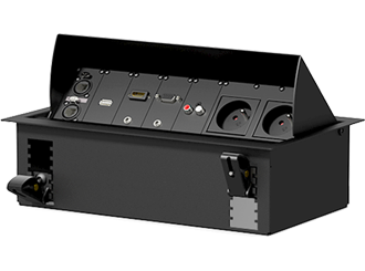 Caymon CASY - instalační prvky s využitím v audio, video, data a power distribuci