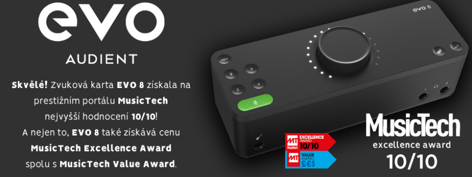 Prestižní ceny pro zvukovou kartu EVO 8