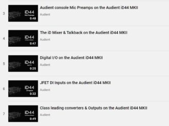 Obrázek č.1 article Nová instruktážní videa pro zvukovou kartu Audient iD44 MKII