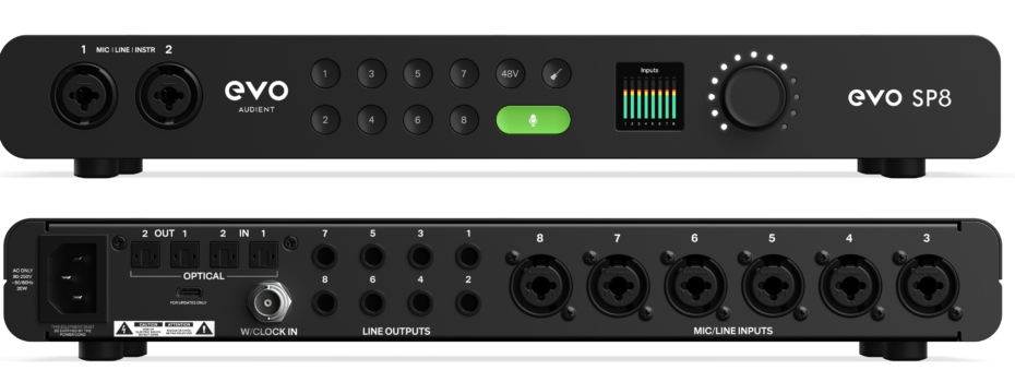 EVO SP8 - 8 Channel Smart Mic Preamp
