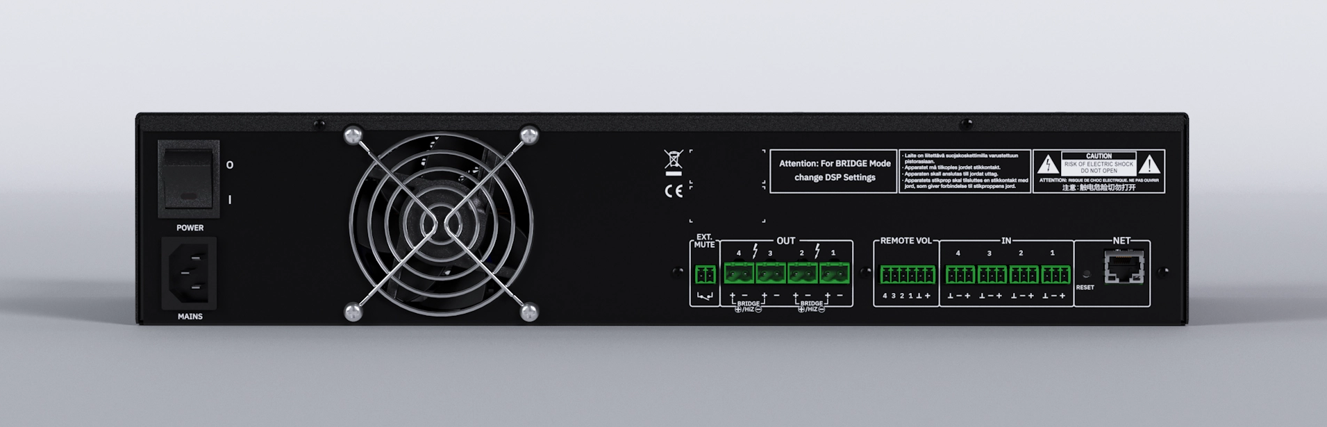 Ecler představuje novou řadu koncových zesilovačů HADA