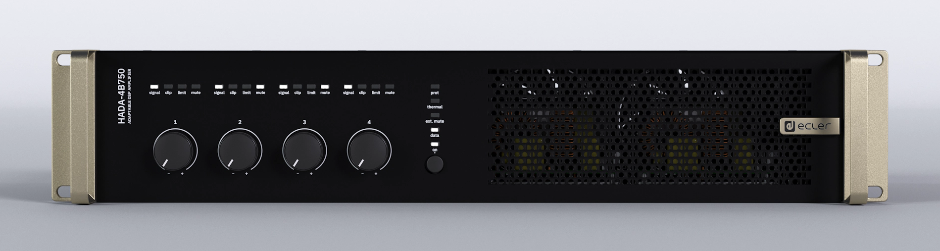 Ecler představuje novou řadu koncových zesilovačů HADA