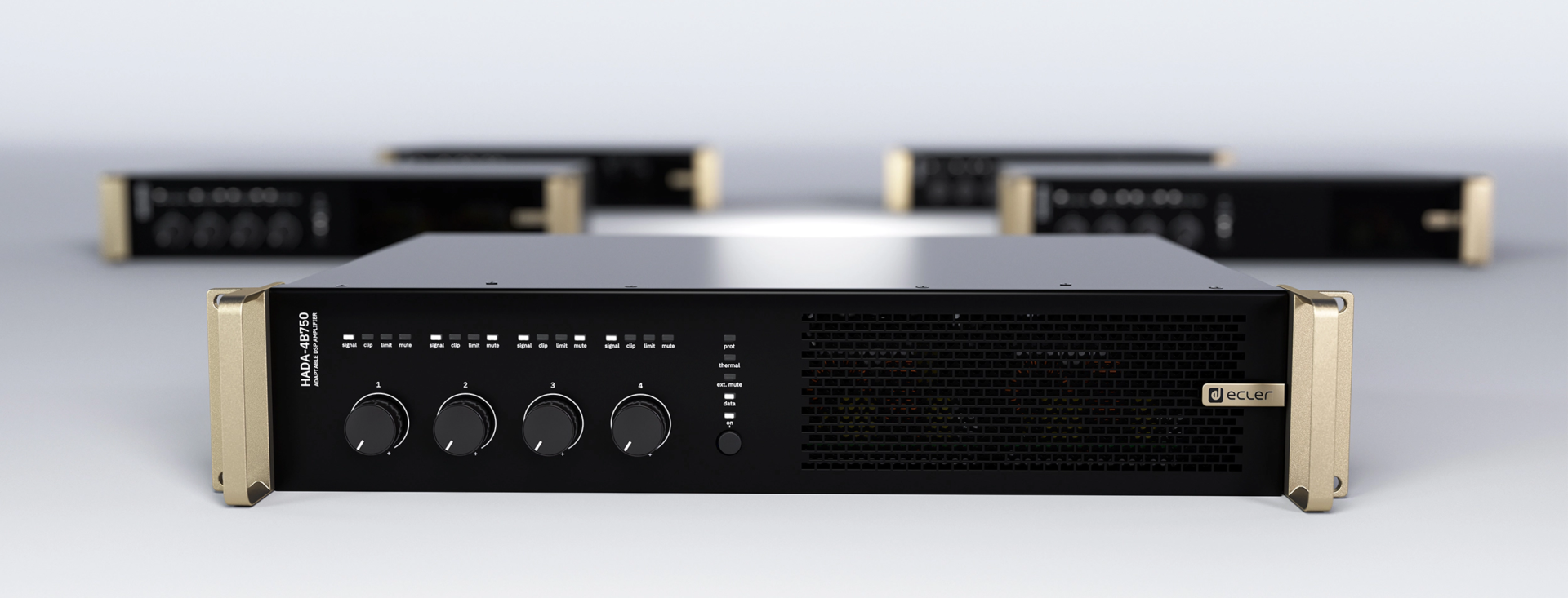 Ecler představuje novou řadu koncových zesilovačů HADA