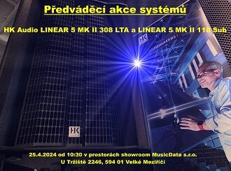 Prezentace systémů HK Audio LINEAR 5 MK II 308 LTA a LINEAR5 MK II 118 Sub HPA