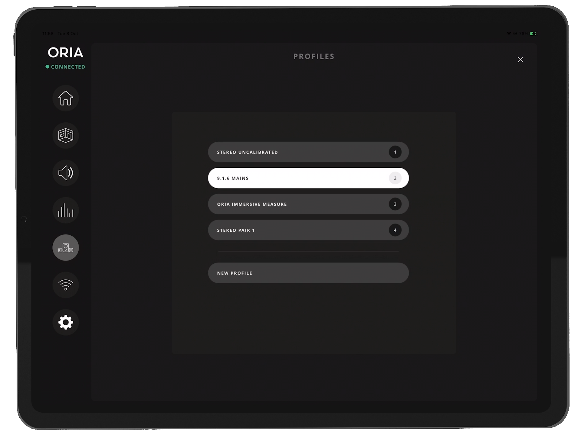 AUDIENT iPad REMOTE pro Immersive Audio Interface & Monitor Controller ORIA