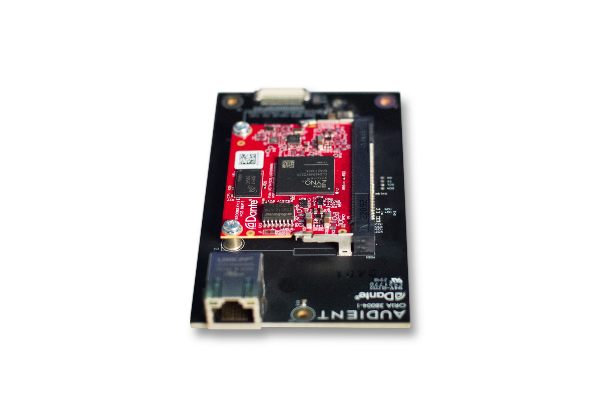 Volitelná karta Dante© pro Audient ORIA