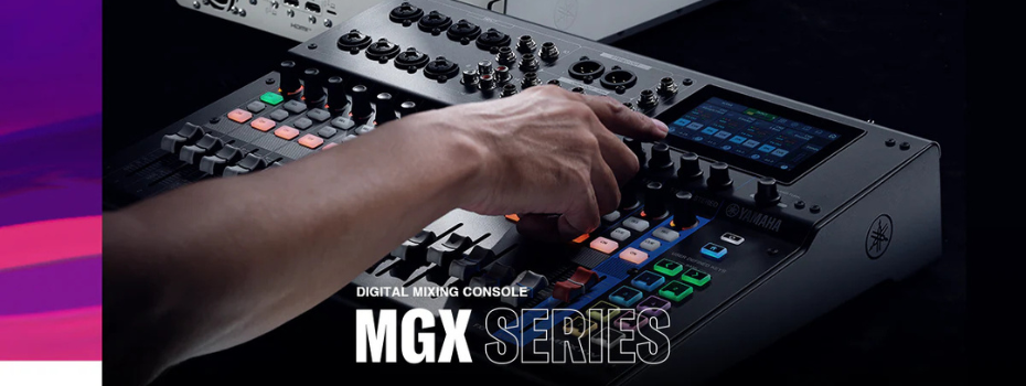 Yamaha představuje novou generaci mixážních pultů MGX