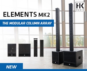 HK Audio ELEMENTS MK2 - modulární sloupový systém pro profesionální ozvučovací akce